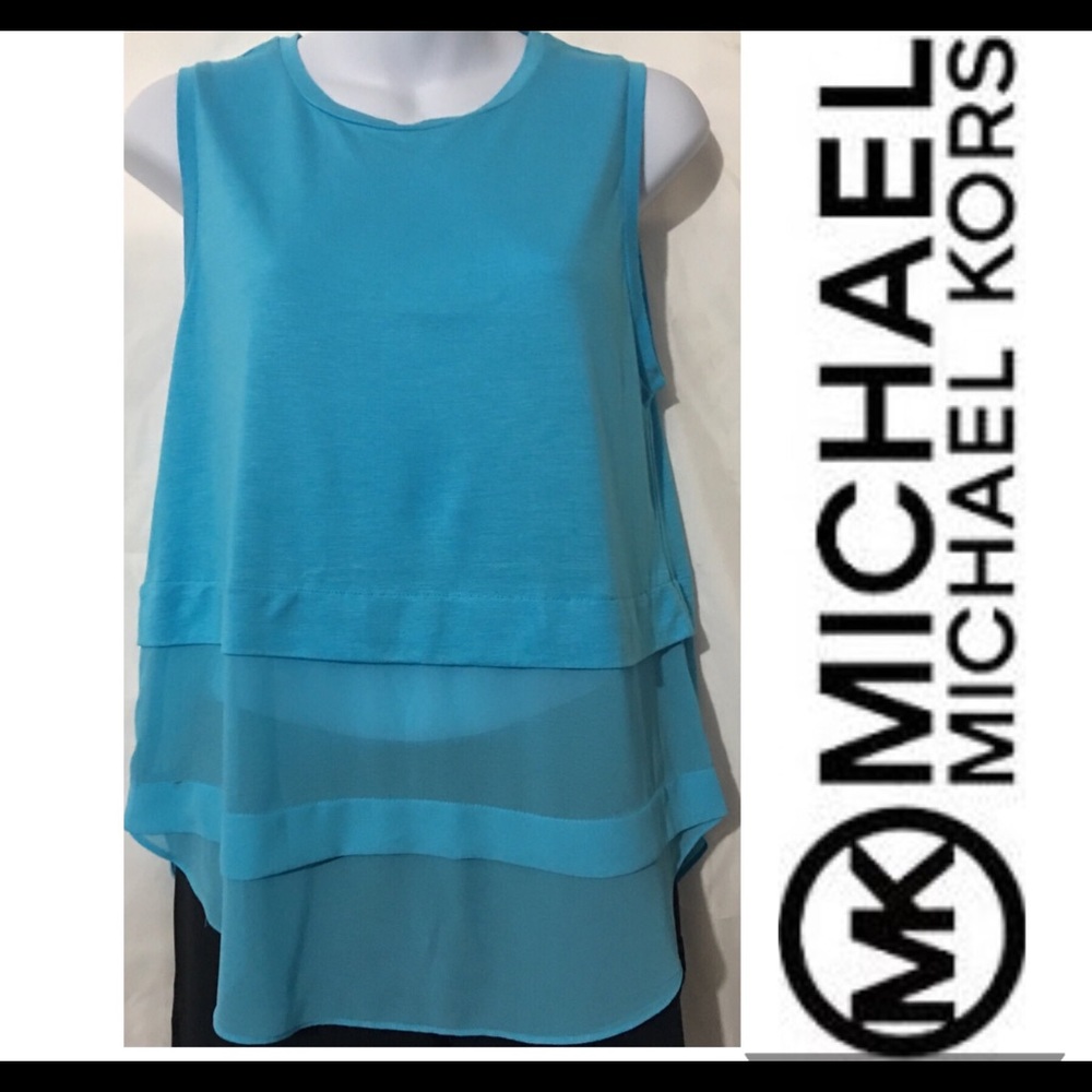 MICHAEL KORS SLEEVELESS BLOUSE